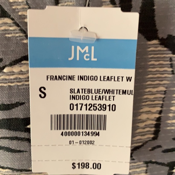 NWT J. McLaughlin Francine Dress in Indigo Leaflet - Picture 6 of 7